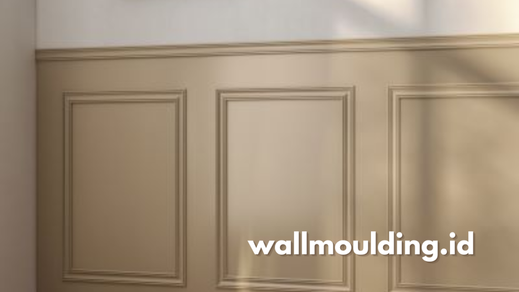list wall moulding kayu