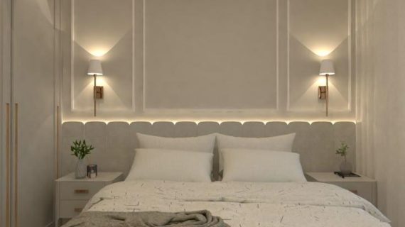 10 Ide Wall Moulding Kamar Tidur Minimalis yang Elegan dan Modern