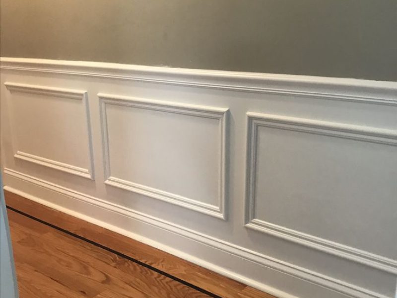 contoh chair rail moulding
